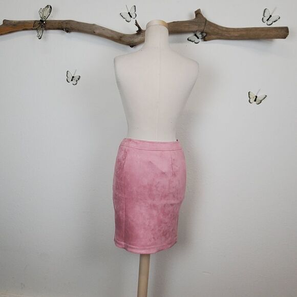 Seek the label Revolve faux suede wrap skirt - Picture 11 of 14